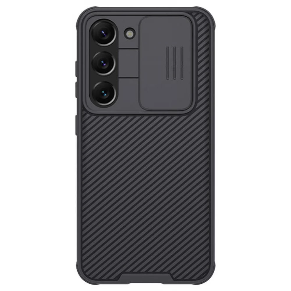 NILLKIN CamShield Pro hátlap csúsztatható kameravédelem Samsung Galaxy S23 fekete