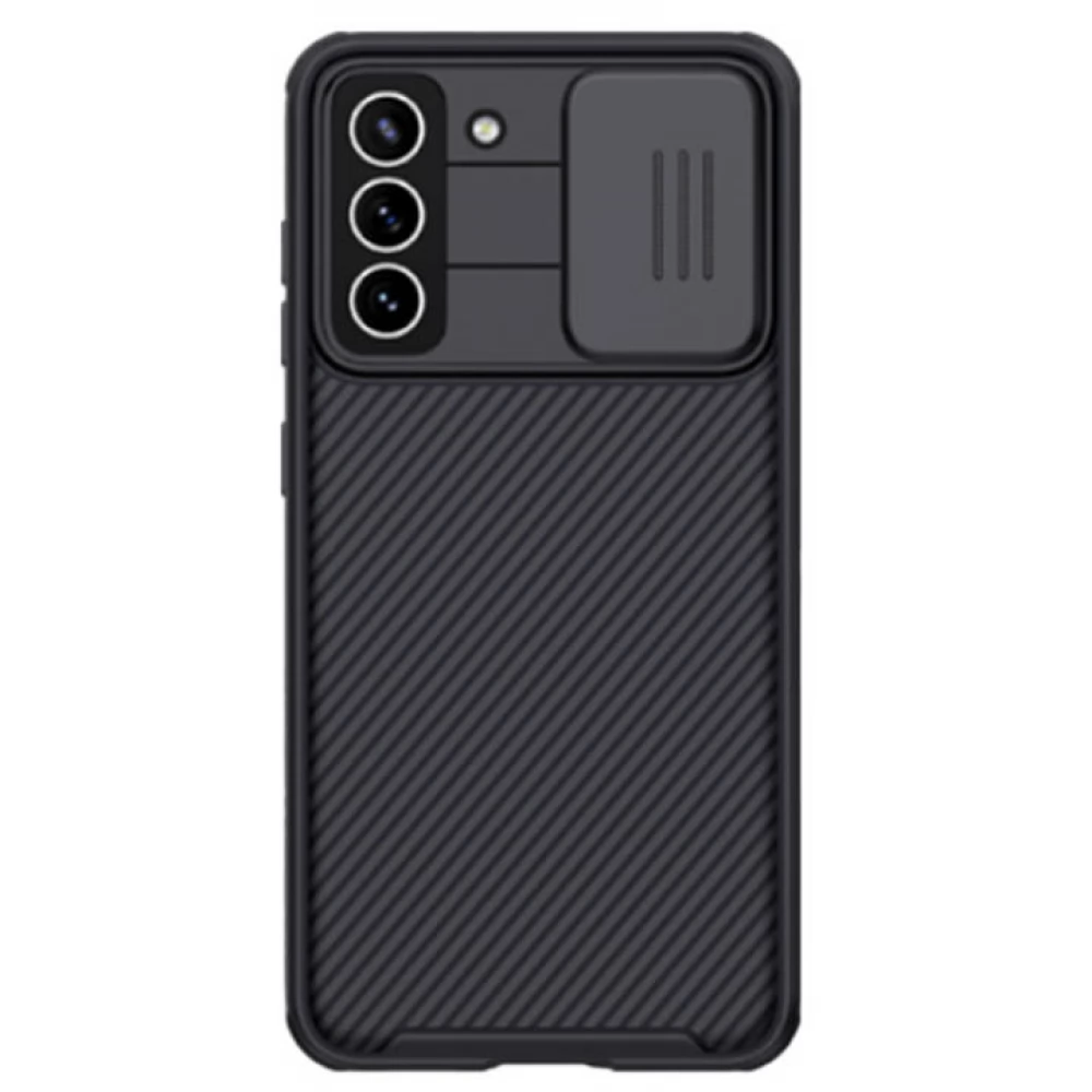 NILLKIN CamShield Pro hátlap csúsztatható kameravédelem Samsung Galaxy S21 FE 5G fekete