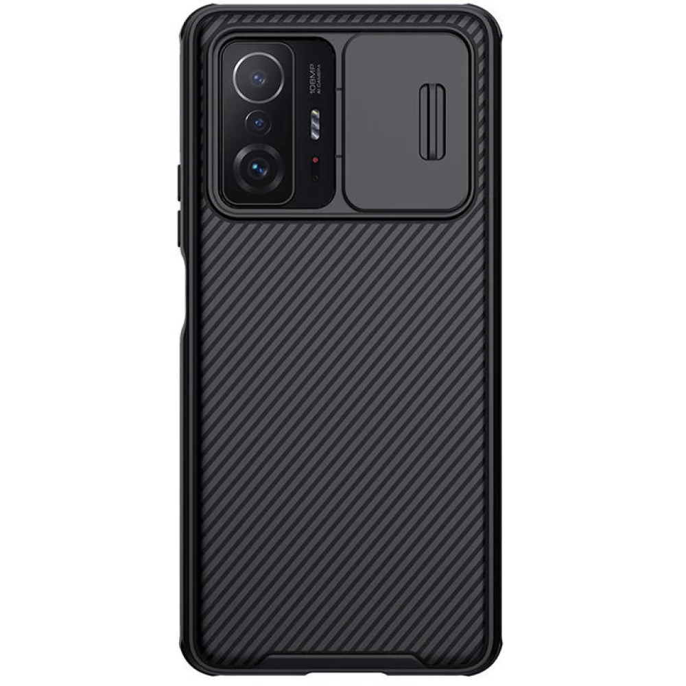 NILLKIN CamShield Pro hátlap csúsztatható kameravédelem Xiaomi 11T/11T Pro fekete