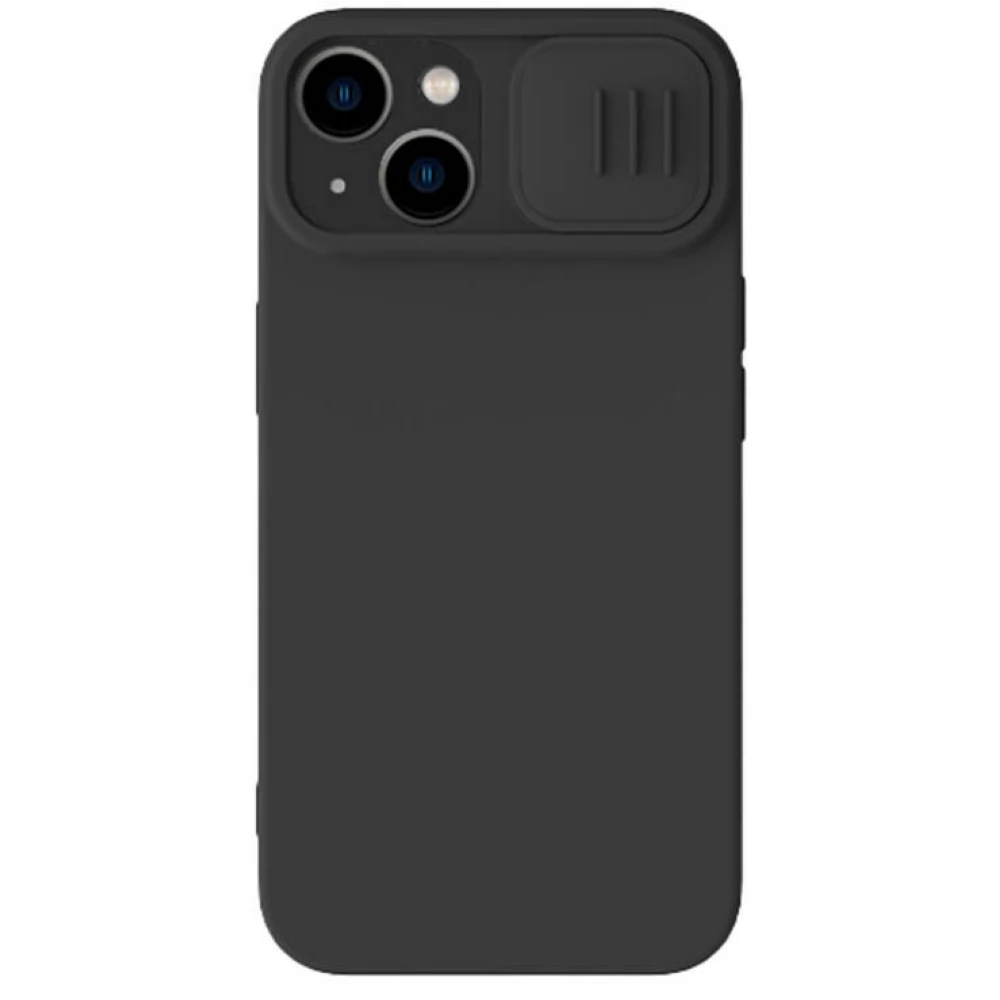 NILLKIN CamShield Silky szilikon hátlap Apple iPhone 15 Plus fekete