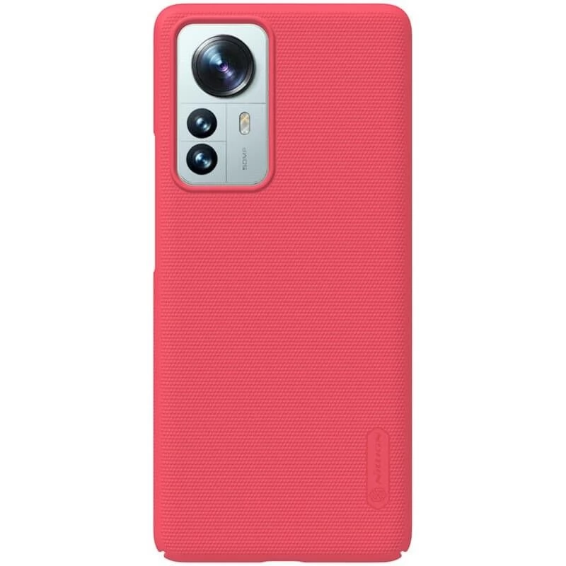 NILLKIN Super Frosted Műanyag hátlap védőtok stand Xiaomi Redmi Note 11T 5G / Note 11S 5G / Poco M4 Pro 5G piros