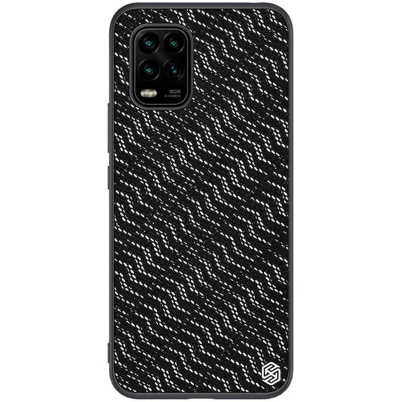 NILLKIN Twinkle hátlap Xiaomi Mi 10 Lite 5G ezüst-fekete