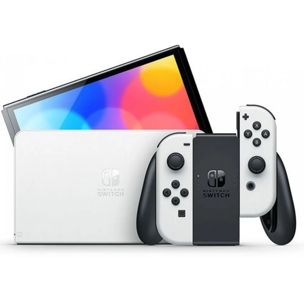 NINTENDO Switch (OLED modell) fehér-fekete