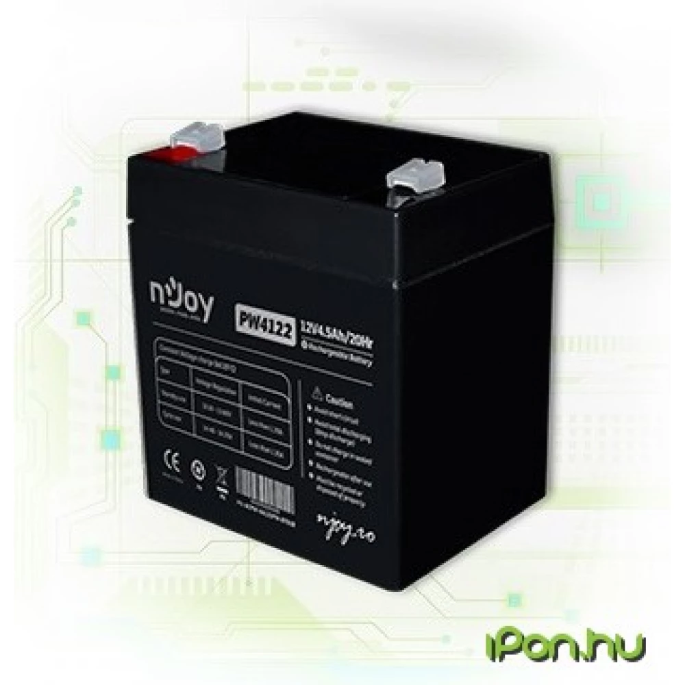 NJOY PW4122B Akkumulátor 12V/4.5Ah