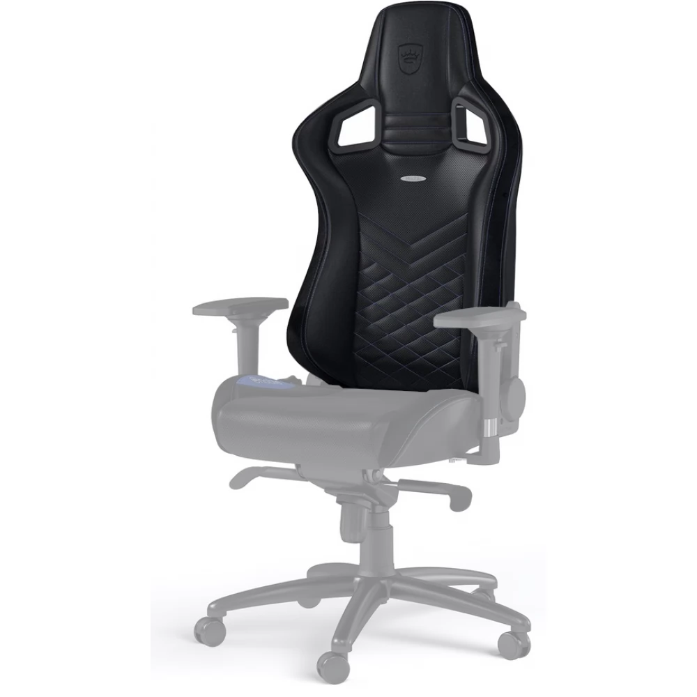 NOBLECHAIRS EPIC műbőr háttámla fekete/kék