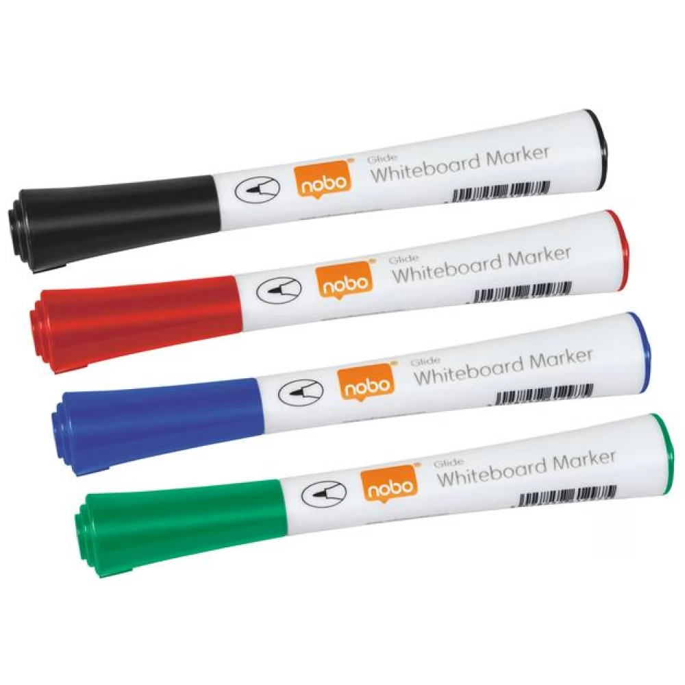 NOBO Glide Táblamarker kúpos hegyű 1 mm 4 különböző szín