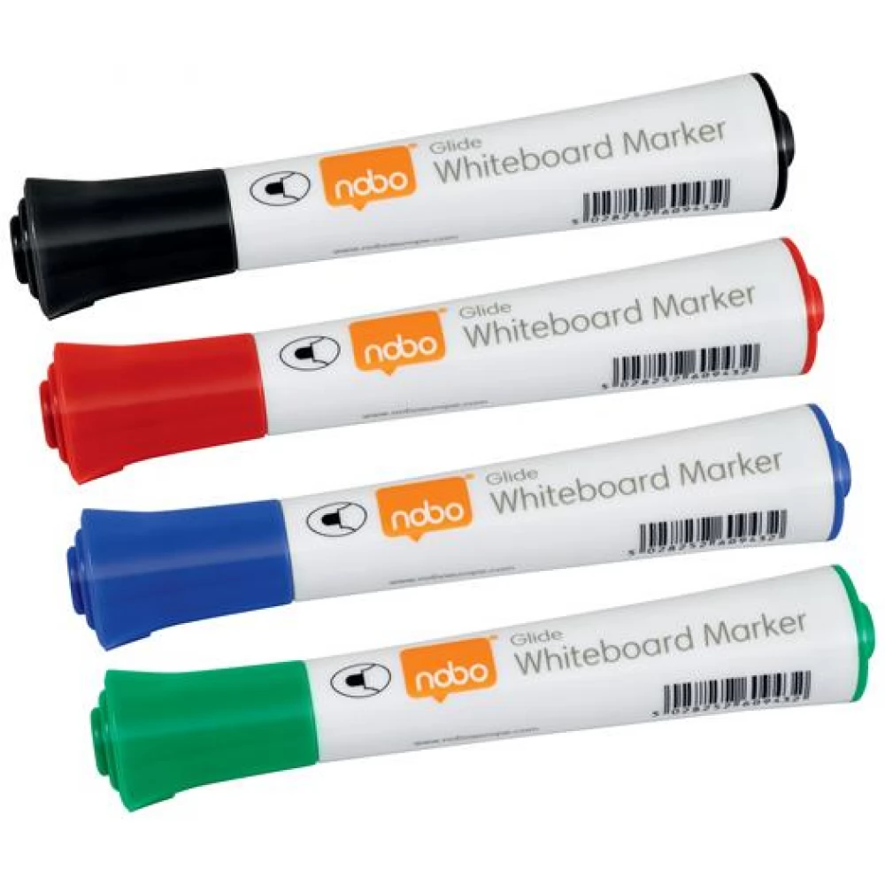 NOBO Glide Táblamarker kúpos hegyű 2 mm vegyes 10 db