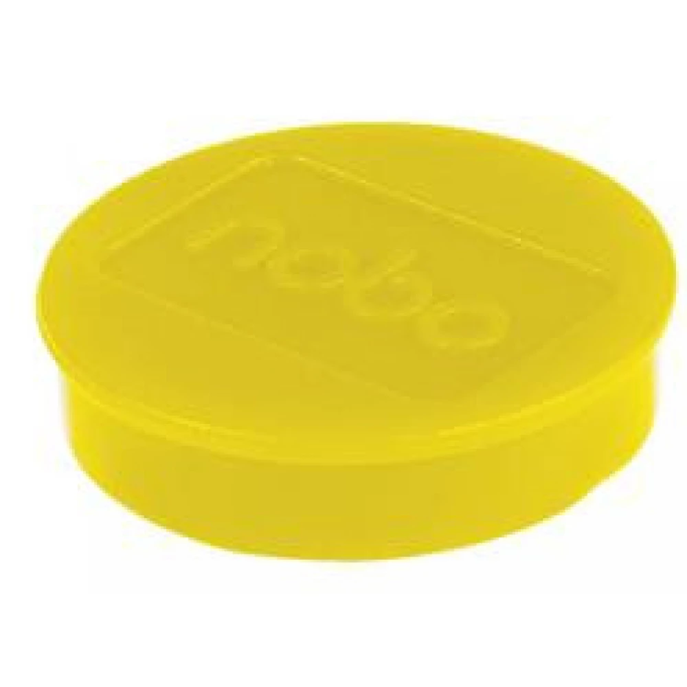 NOBO Mágneskorong erős 38 mm 10 db sárga