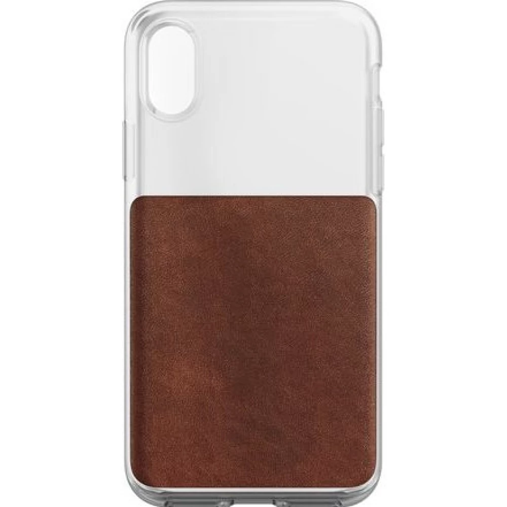 NOMAD GOODS Clear case iPhone X átlátszó-barna