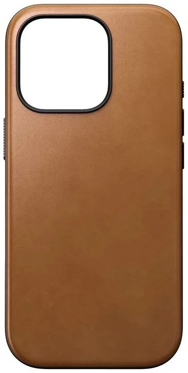 NOMAD GOODS Modern bőrtok iPhone 16 Pro Max világosbarna