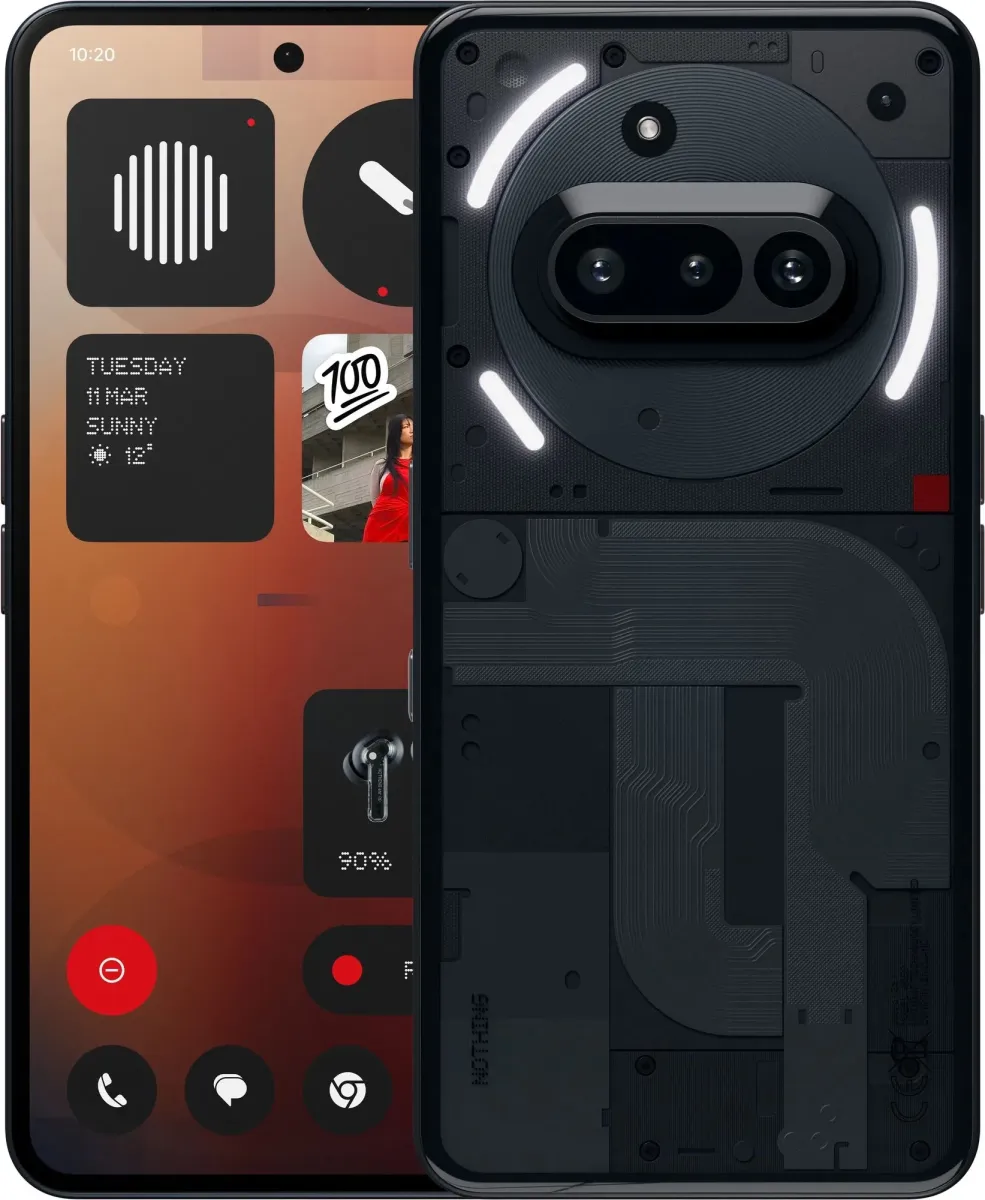 NOTHING Phone (3A) 6.77" 8/128GB Dual-Sim fekete