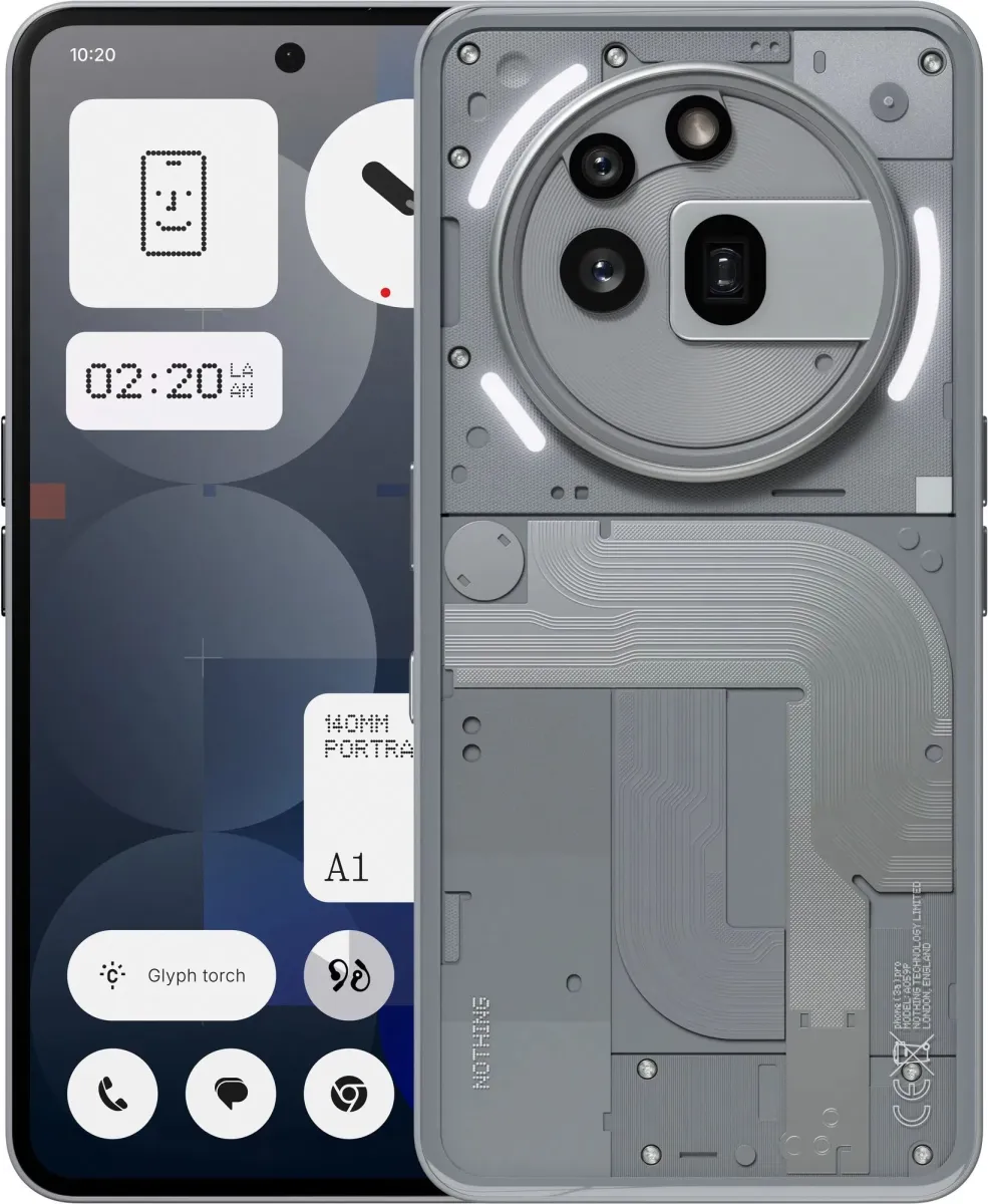 NOTHING Phone (3a) Pro 6.77" 12/256GB Dual-Sim szürke
