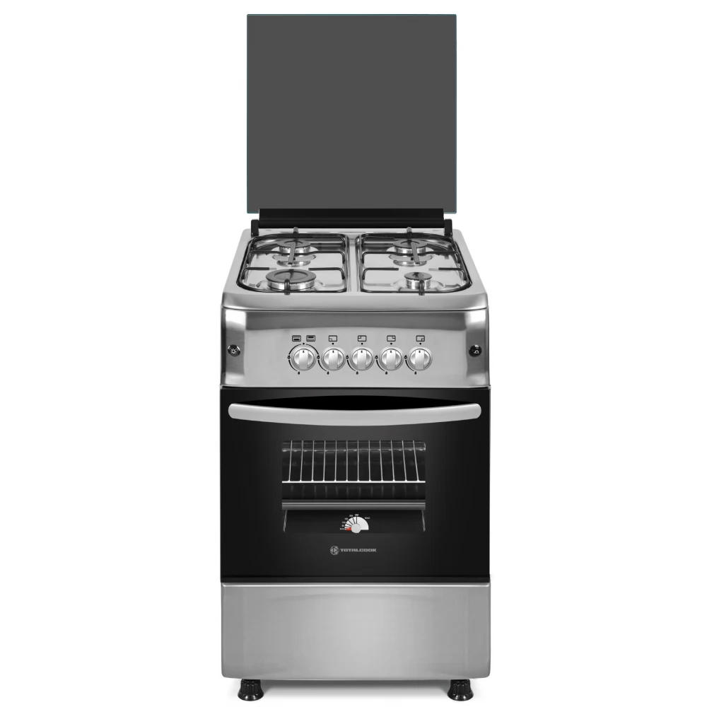 NOVACOOK F5S40G2 INX Tűzhely gázos A 57 l inox