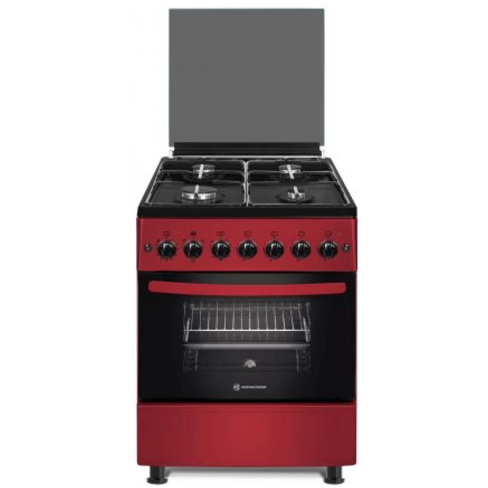 NOVACOOK F6B40EF R Tűzhely gázos A 57 l piros