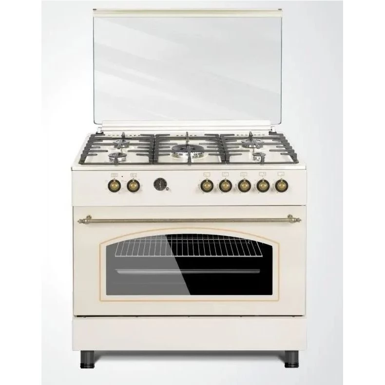NOVACOOK F9S50E6-RC Exclusive Line 90 retro kombinált tűzhely A Bézs