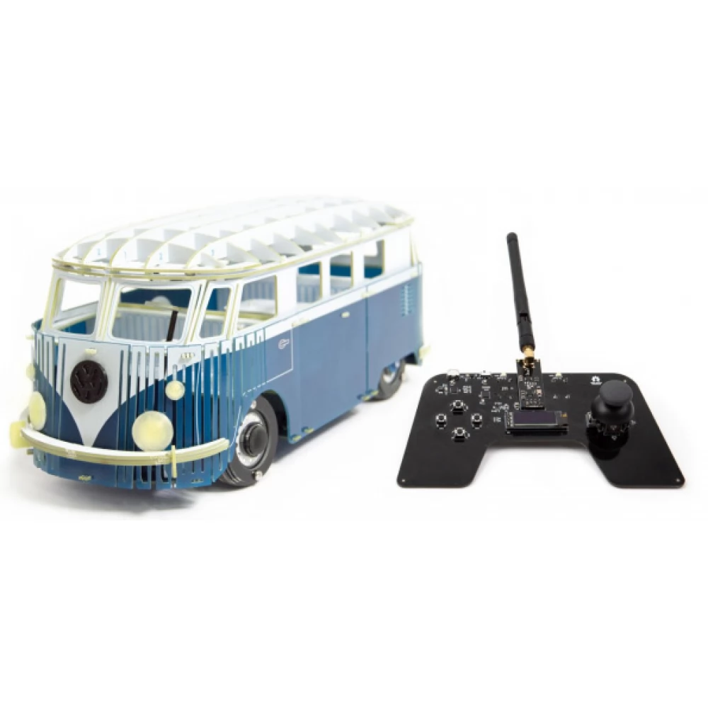 NOYCE JOYCE VW Transporter RC Minibus távirányítós mikrobusz kék színű változat