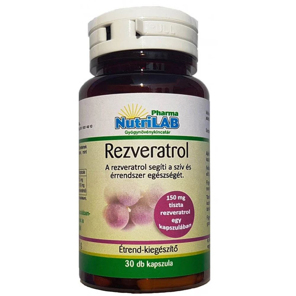 Nutrilab rezveratrol kapszula 30 db