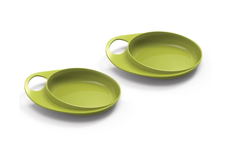 NUVITA EasyEating tányér 2db - green - 8451