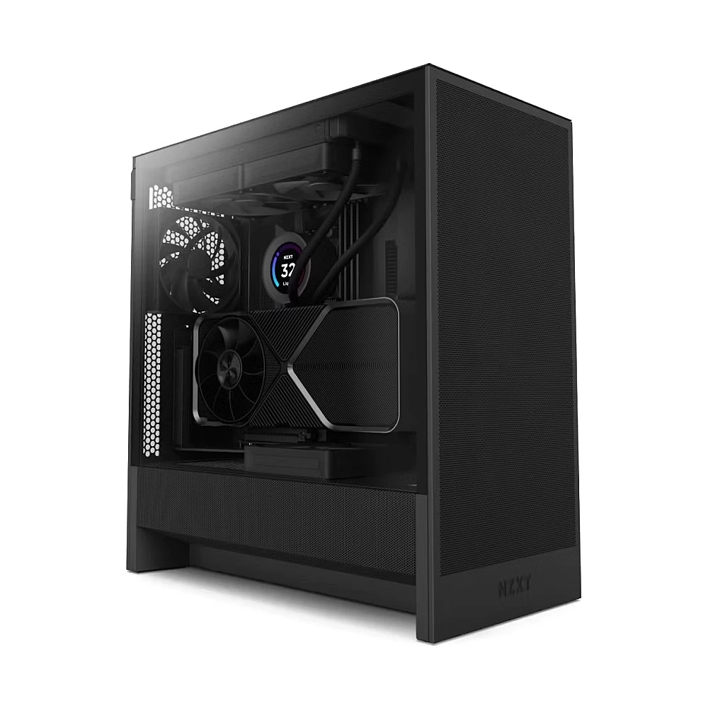NZXT H5 Flow E-ATX fekete