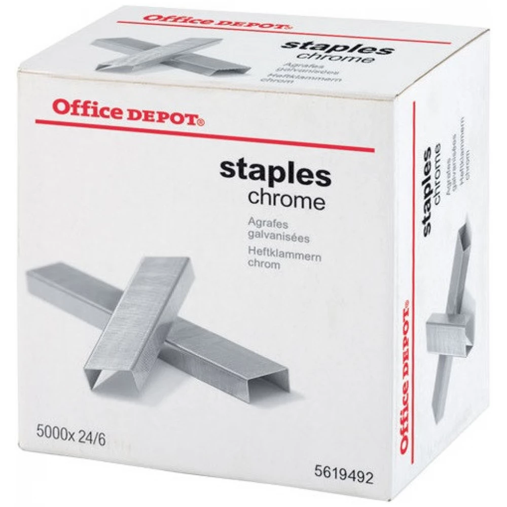 OFFICE DEPOT 24/6 5000db/cs fűzőkapocs