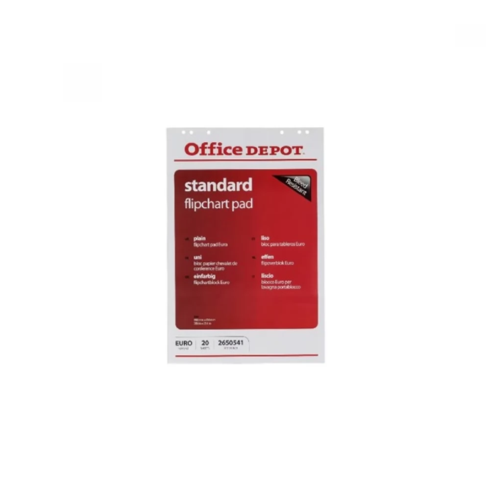 OFFICE DEPOT Flipchart papír 5x20 lap fehér