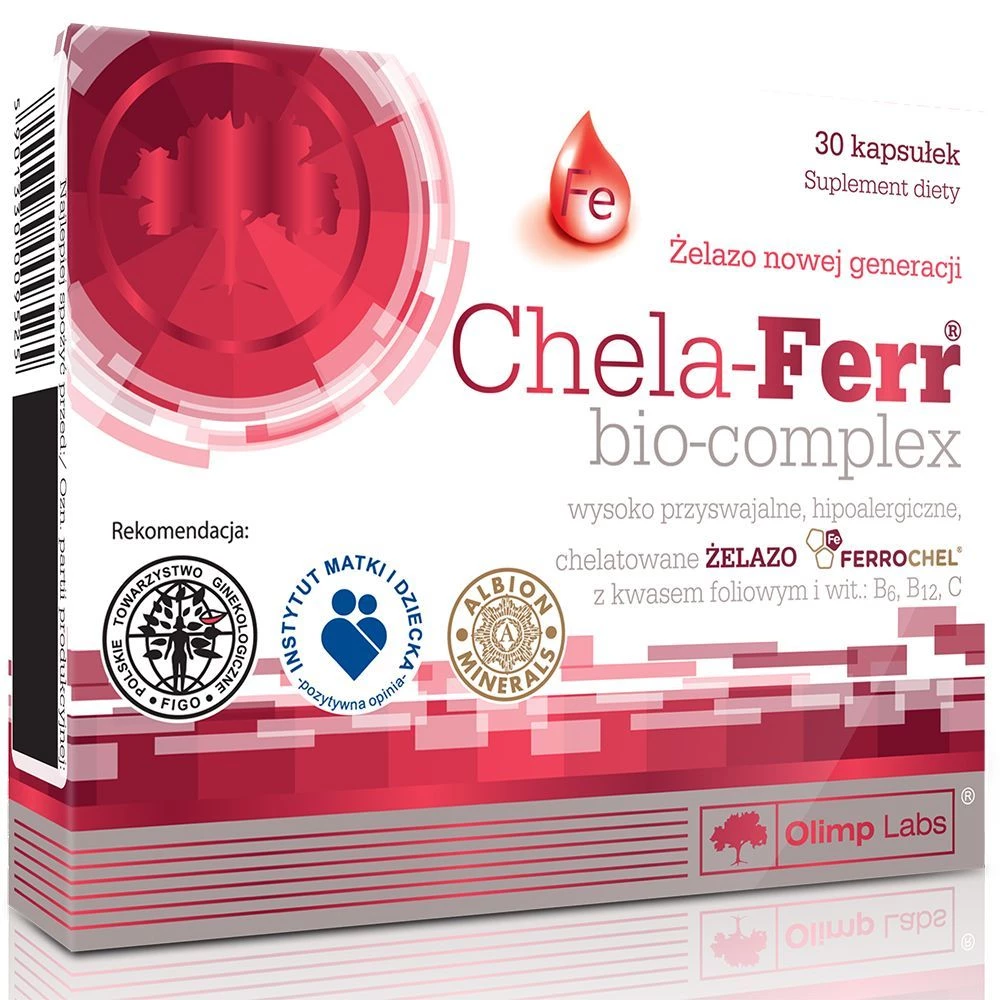 OLIMP LABS Olimp Labs chela-ferr bio-complex szerves vas kapszula 30 db