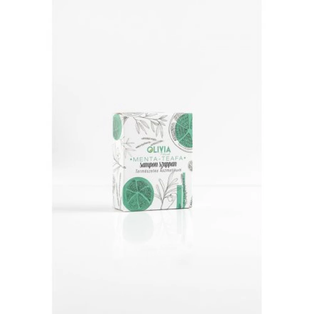 Olivia Natural menta-teafa sampon szappan 90 g