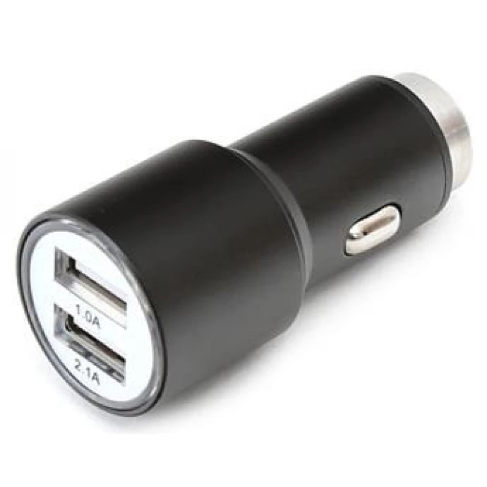 OMEGA Autós töltő 2xUSB 2.1A fekete