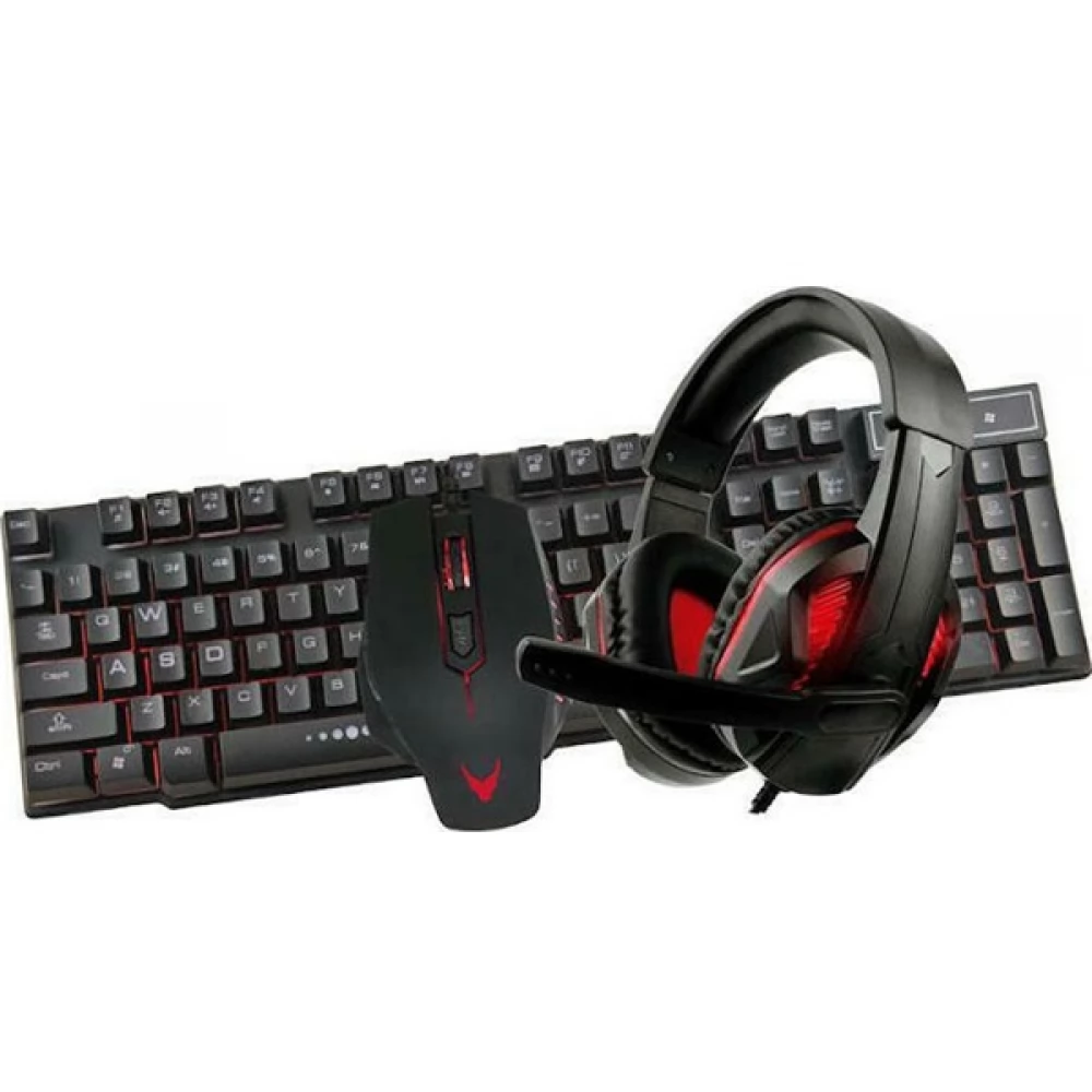 OMEGA Varr Gamer szett 4 in 1 US Angol fekete VG4IN1SET01