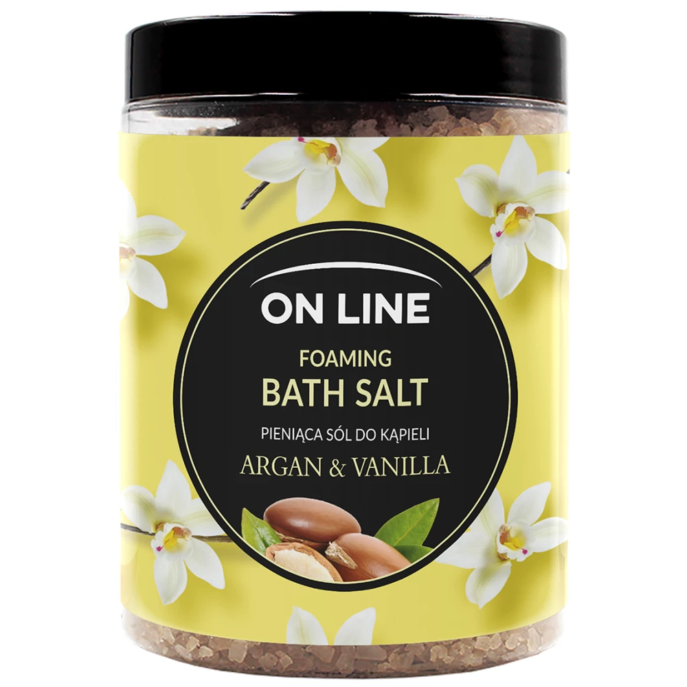 ON LINE On Line fürdősó argán és vanília 1200 g