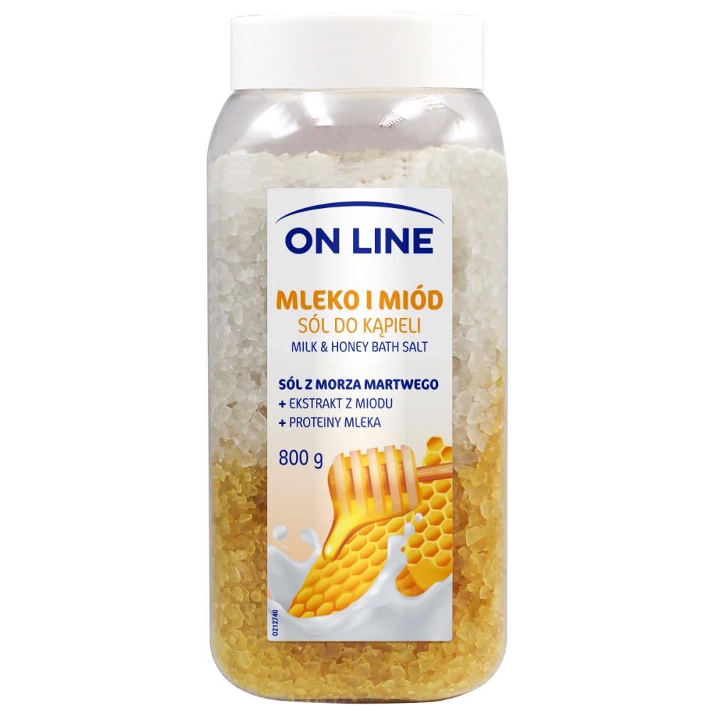 ON LINE On Line fürdősó tej és méz 800 g