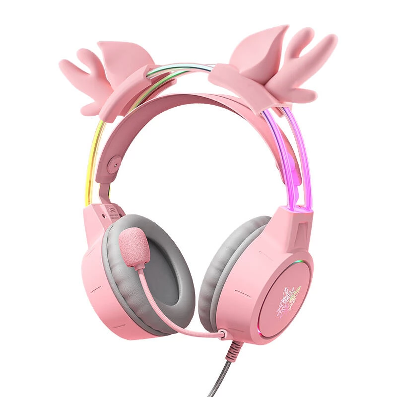ONIKUMA X15 Pro Deer Horns rózsaszín