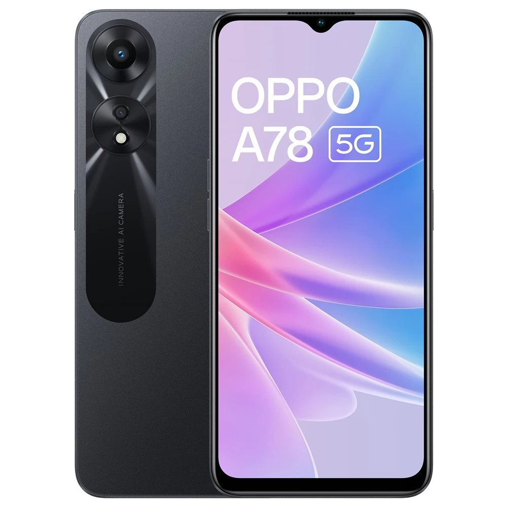 OPPO A78 6.56" 5G 4/128GB DS fekete