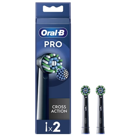 ORAL-B EB50BRX-2 Pro Cross Action pótfej 2 db fekete