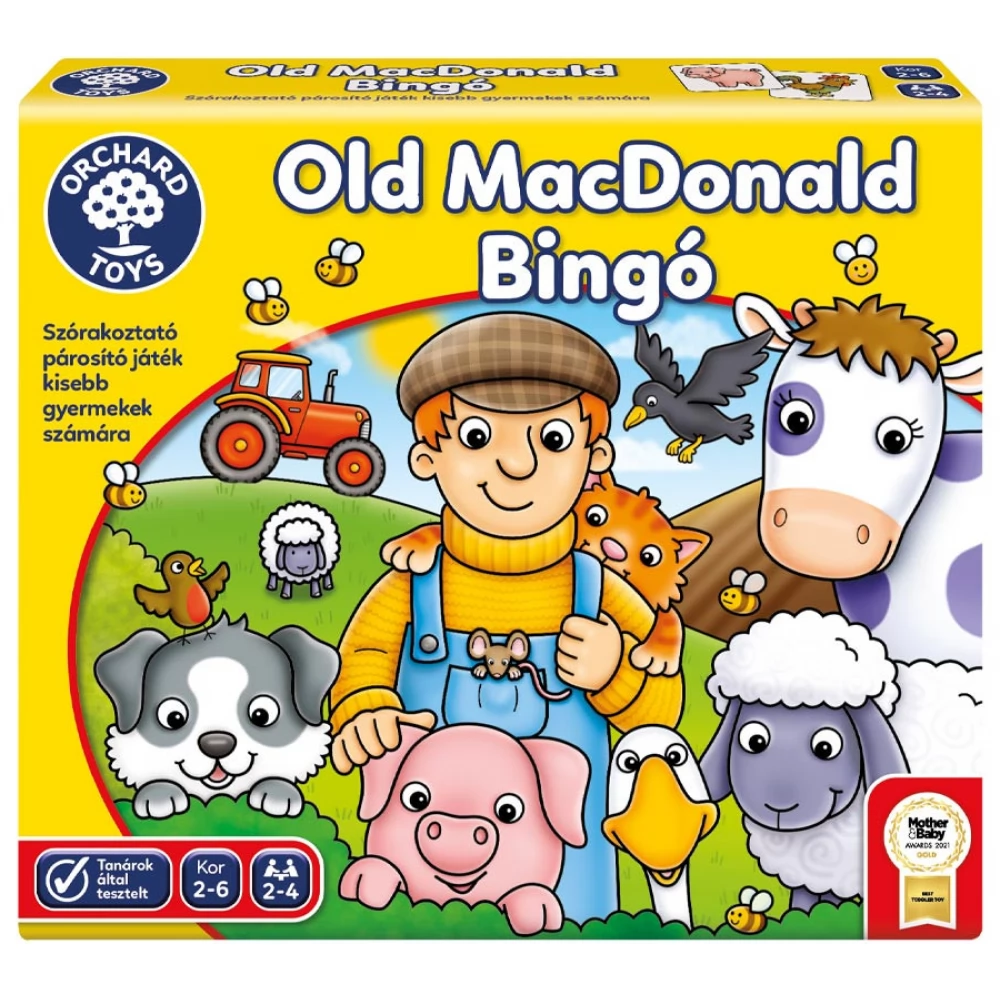 ORCHARD TOYS Old MacDonald Bingó társasjáték