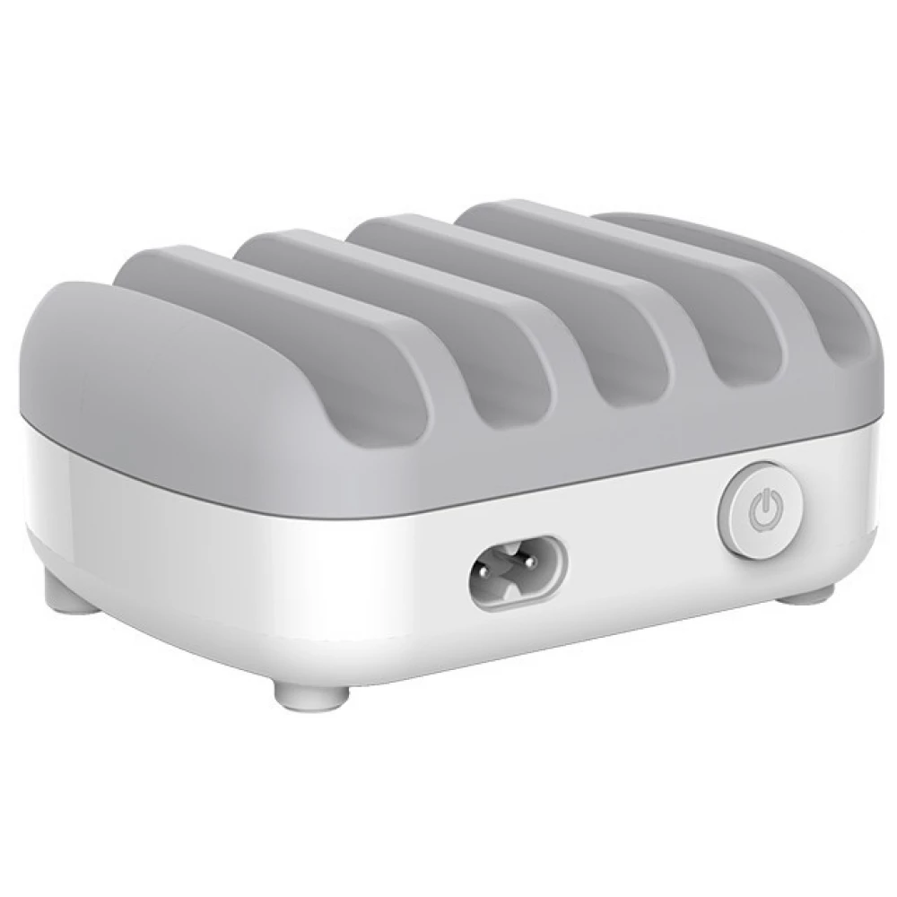 ORICO 5 Port USB Smart Charging Station with Phone and Tablet Stand fehér
