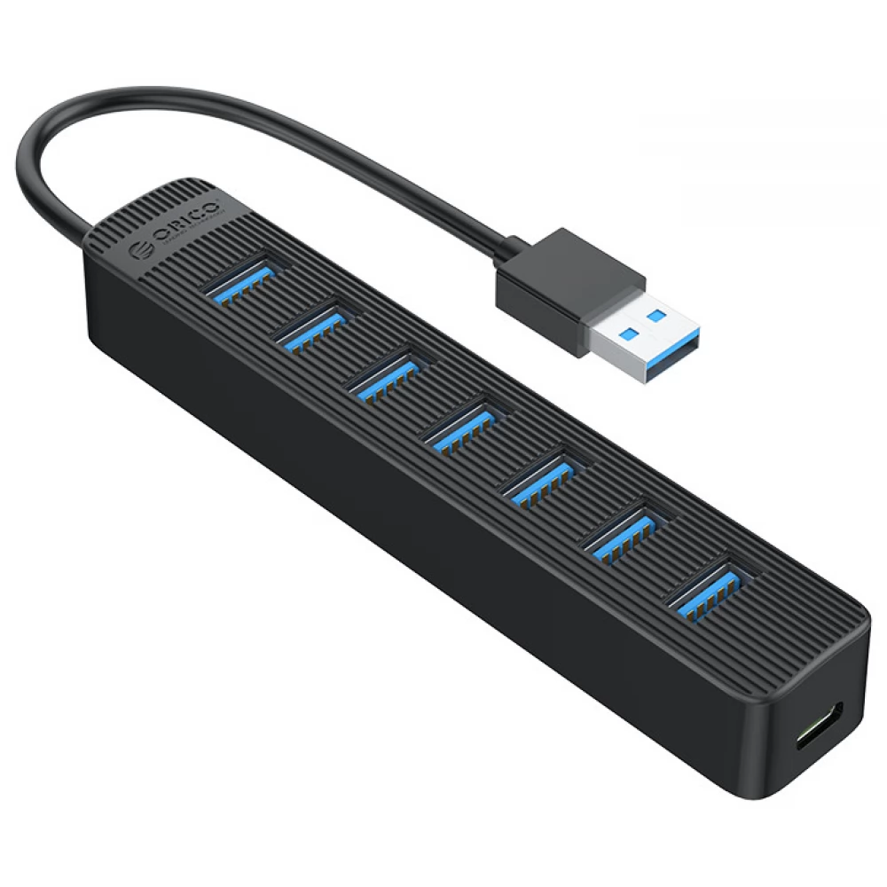ORICO 7 Port USB3.0 HUB v5 fekete