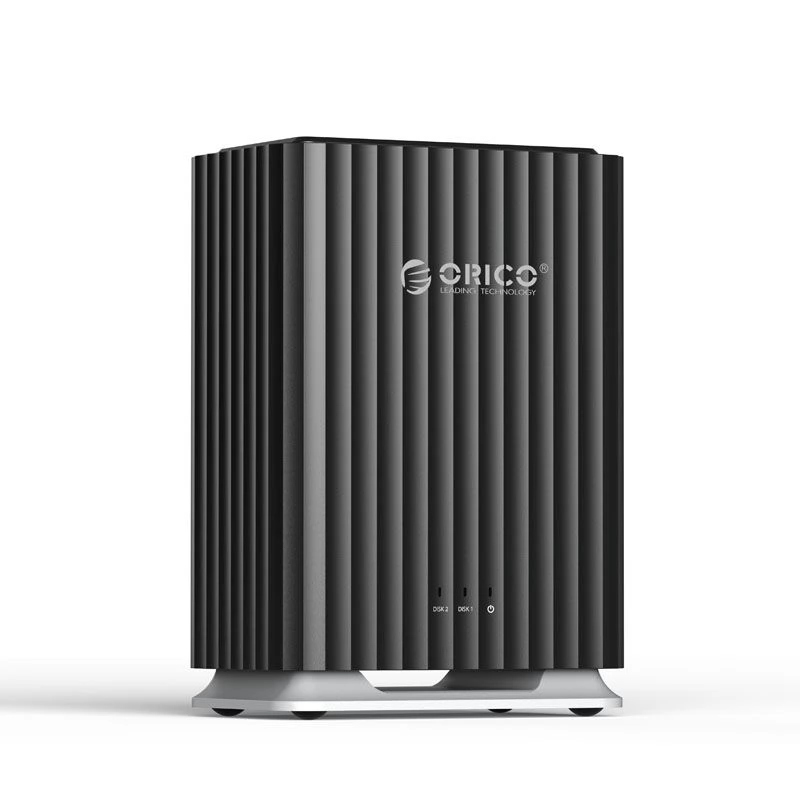 ORICO 9728C3-EU 2x 2.5-3.5" SATA HDD/SSD USB 3 C-A külső DAS ház fekete