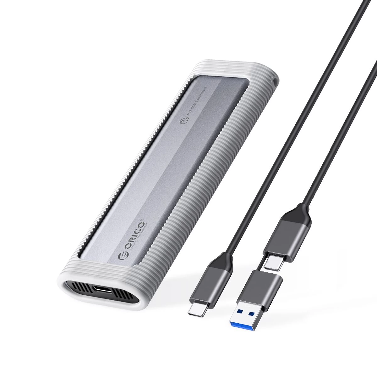 ORICO AXM2S M.2 PCIe/SATA külső ház USB3.1 A-C szürke