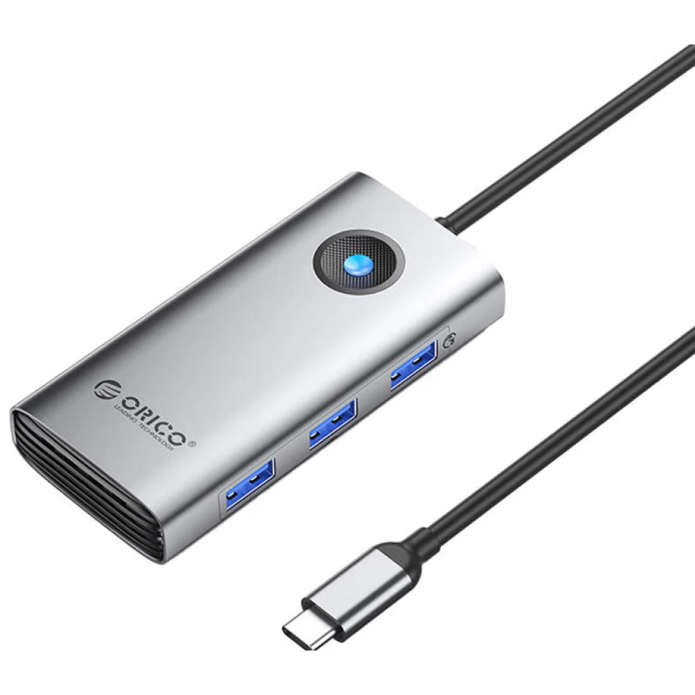ORICO Type-C 6in1 HUB Multifunction Docking Station szürke