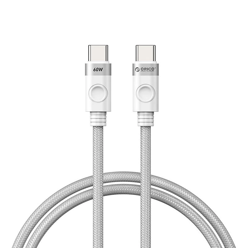 ORICO USB 2.0 Type C Összekötő Fehér 1m CDX-60CC-WH-BP-IP
