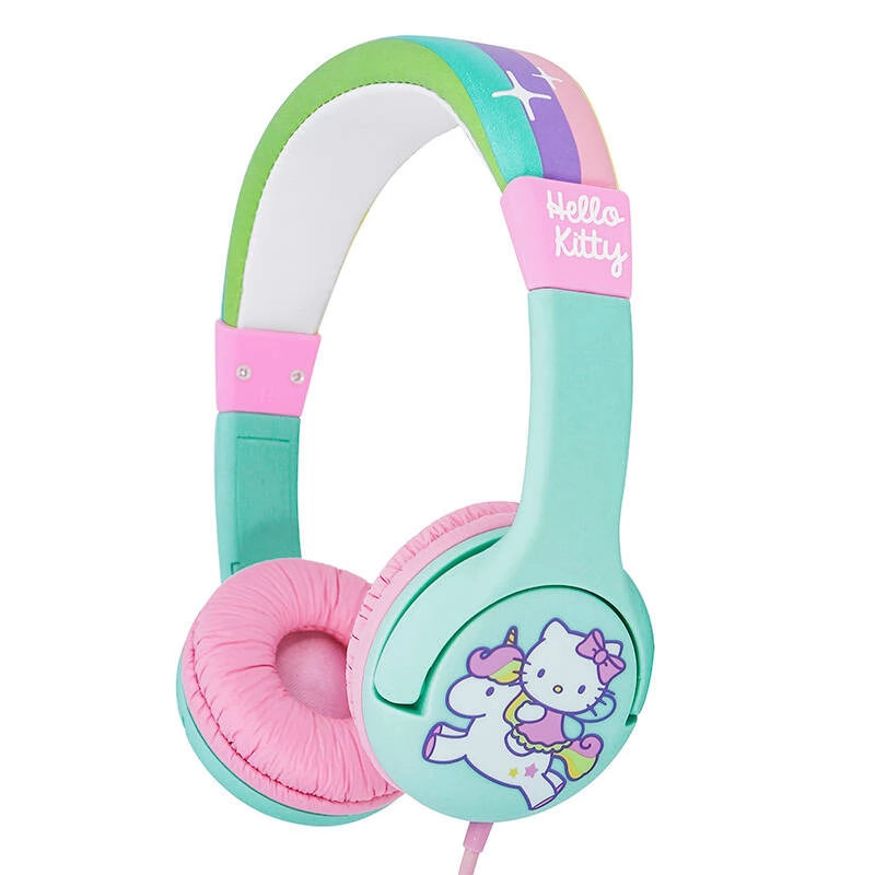 OTL TECHNOLOGIES Hello Kitty Egyszarvú gyerek fejhallgató türkiz