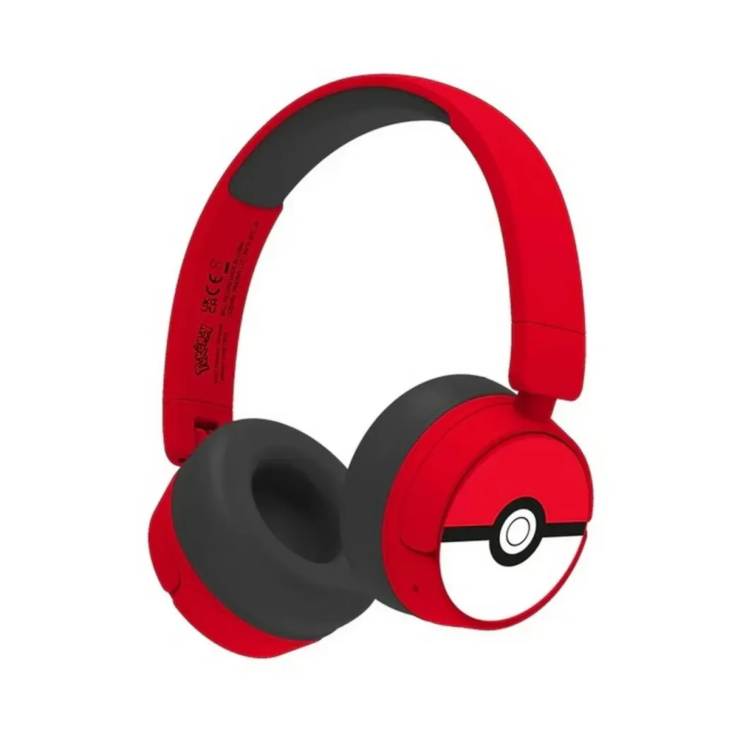 OTL TECHNOLOGIES Pokémon Poke Ball gyerek fejhallgató piros
