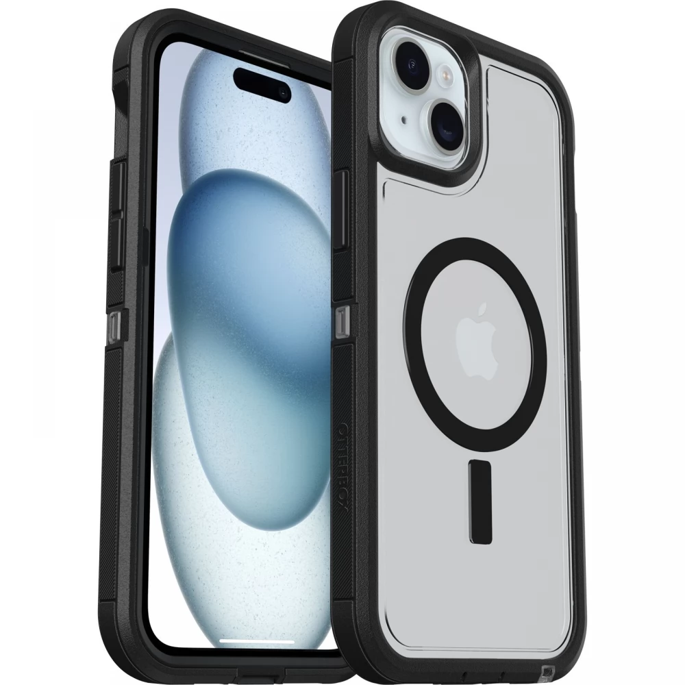 OTTERBOX Defender Series XT hátlaptok iPhone 15 Plus fekete-átlátszó