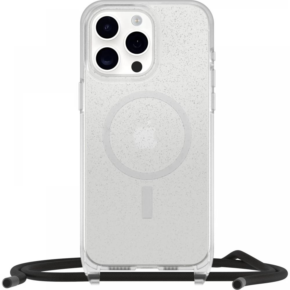 OTTERBOX React Series Necklace MagSafe hátlaptok iPhone 15 Pro Max átlátszó-csillagpor