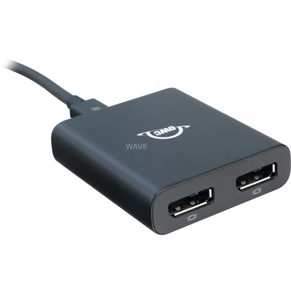 OWC Thunderbolt 3 DisplayPort Átalakító Fekete 26cm OWCTB3ADP2DPT