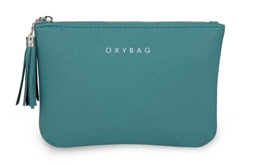 OXYBAG Leather Milano Day kozmetikai táska zöld