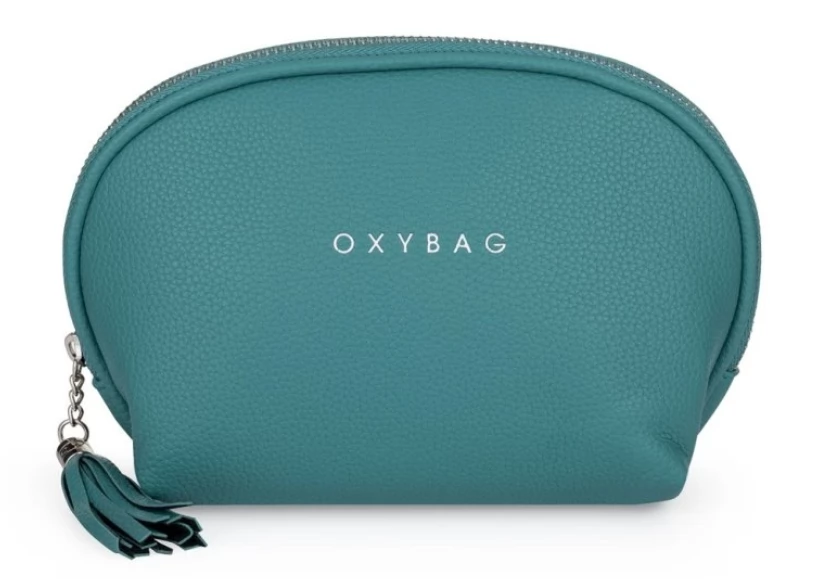 OXYBAG Leather Milano Plus kozmetikai táska zöld