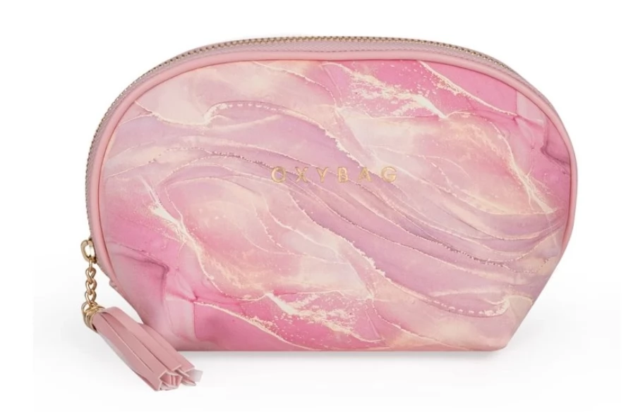 OXYBAG Marble Plus kozmetikai táska rózsaszín