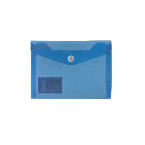 OXYBAG Opaline PP A6 fekvő patentos tasak kék